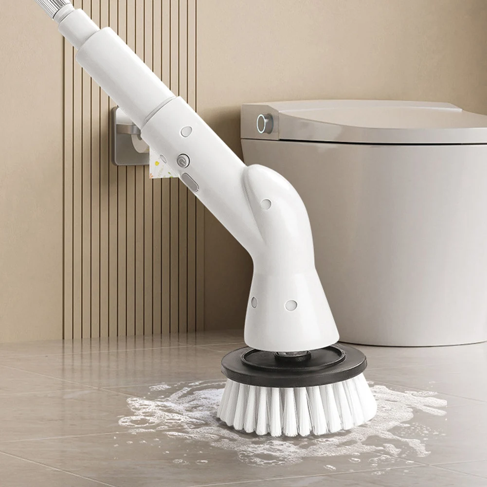 Wear Resistant Electric Cleaning Brush Designed to Make Household Chores Quicker With Its Strong Battery Power