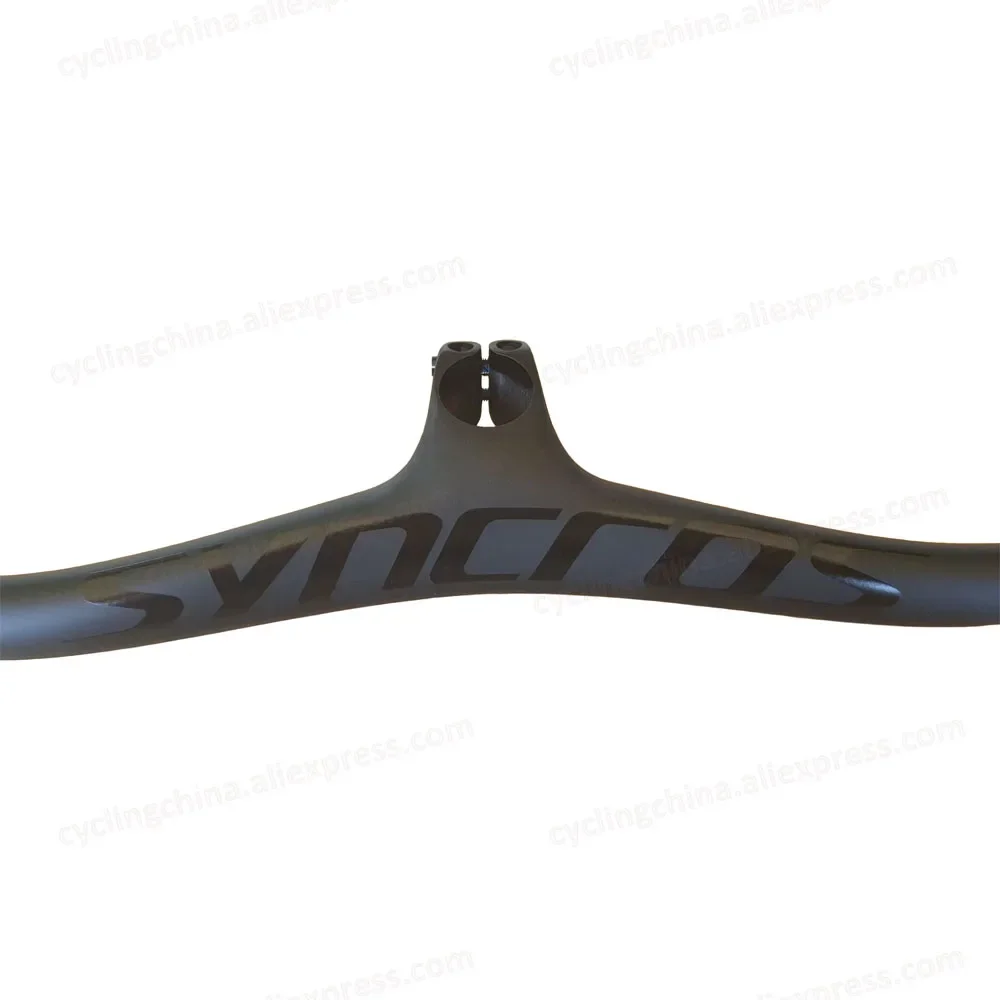 OEM customization Syncros Carbon Fiber Mountain Integrated Handlebar 740mm -8degree -17degree 25degree BAR/STEM Bicycle Parts