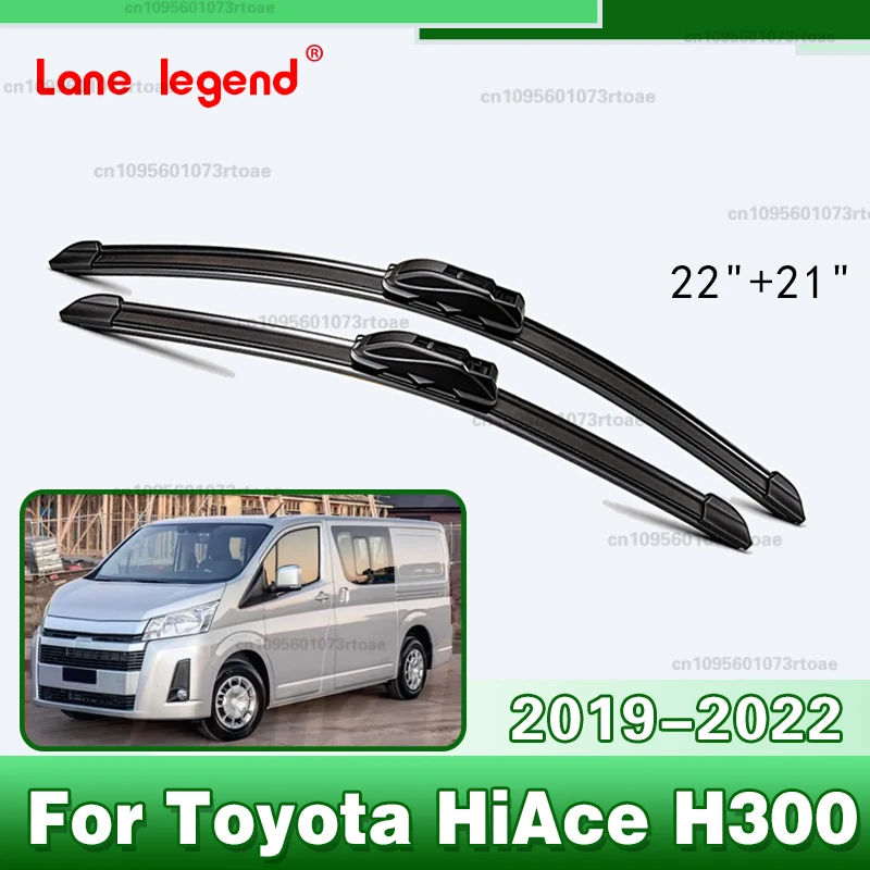 Car Front Wiper Blades For Toyota HiAce H300 GranAce 2019 2020 2021 2022 Windscreen Rubber Rain Brush Car Accessories 22