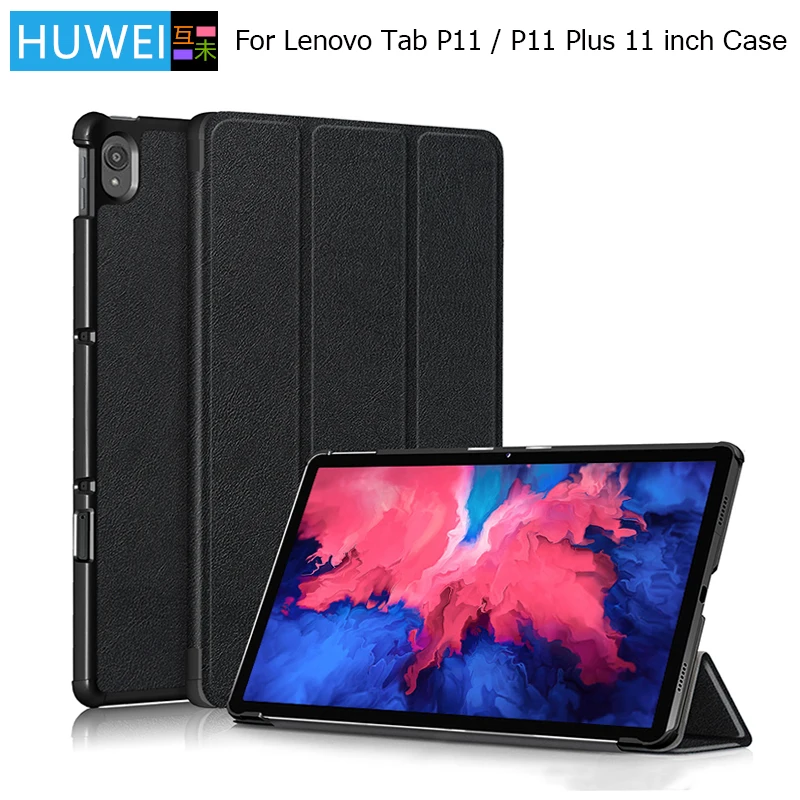 

Умный чехол HUWEI для Lenovo Tab P11/P11 Plus 11 дюймов, чехол-подставка для планшета Xiaoxin Pad 11 Plus TB-J606F J607F J616F, магнитный чехол