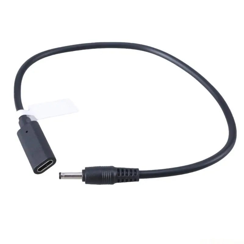 E56B USB C Female to 3.5mmx1.35mm Male 9V 12V 15V 20V Adapter Cable Line for Speaker