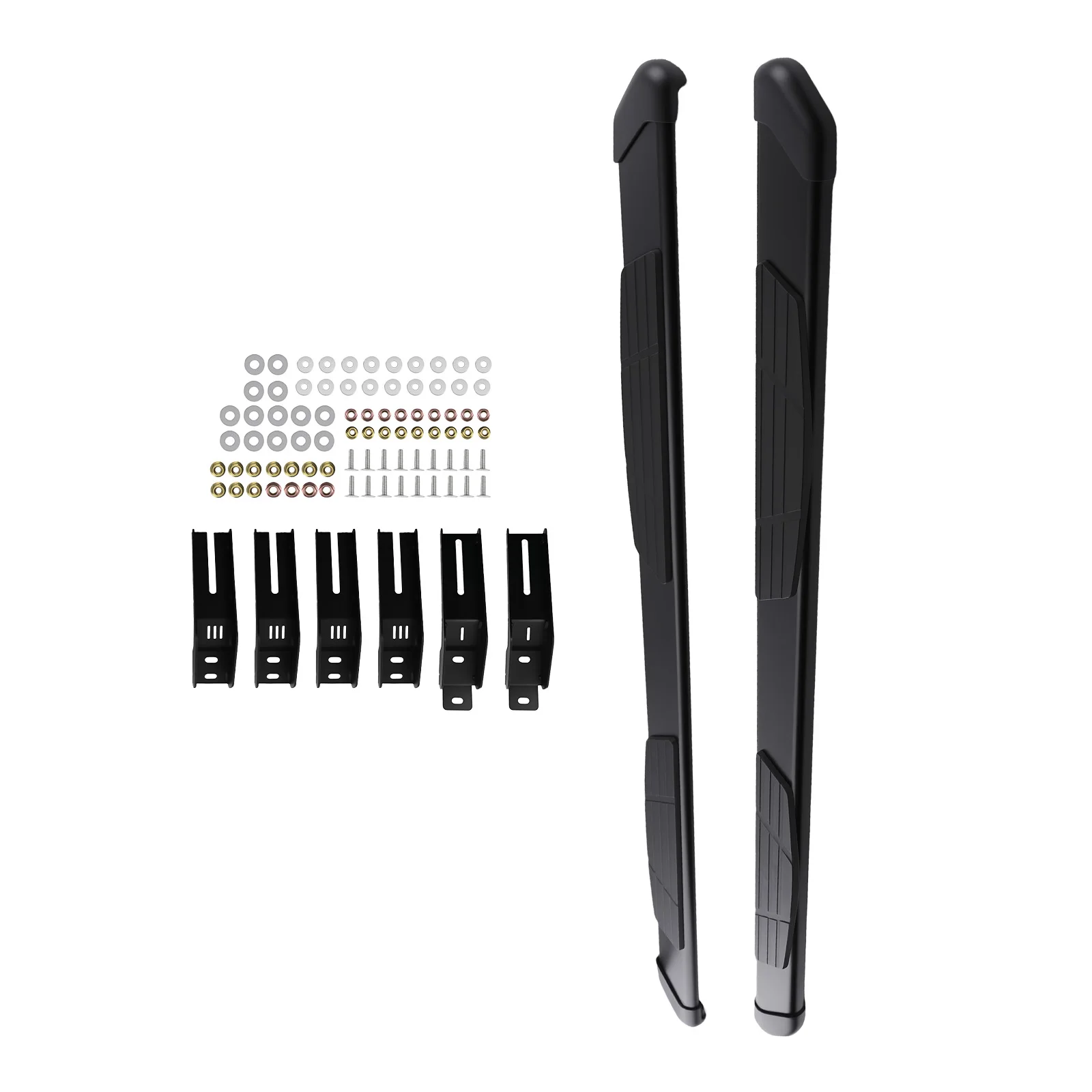 

Подножки (пороги) для Toyota Tacoma 2024-2026, 4-дверные, алюминий+АБС, 2 шт.