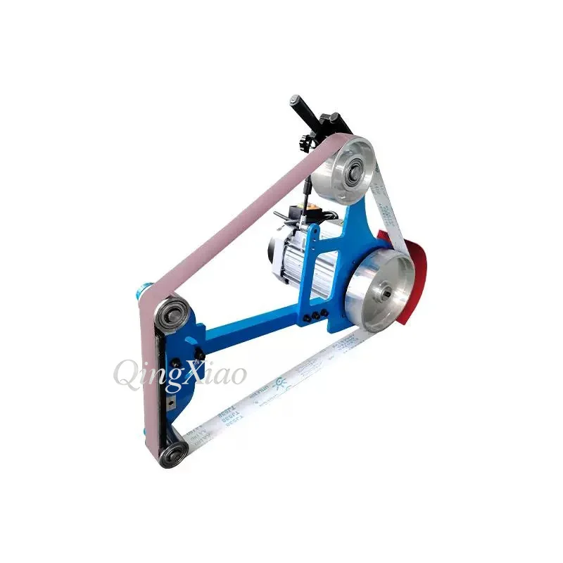 

Belt Grinder for Lathe Industrial Polishing Machine Bench Top Horizontal Belt Sander for Deburring Finishing Rust Removal