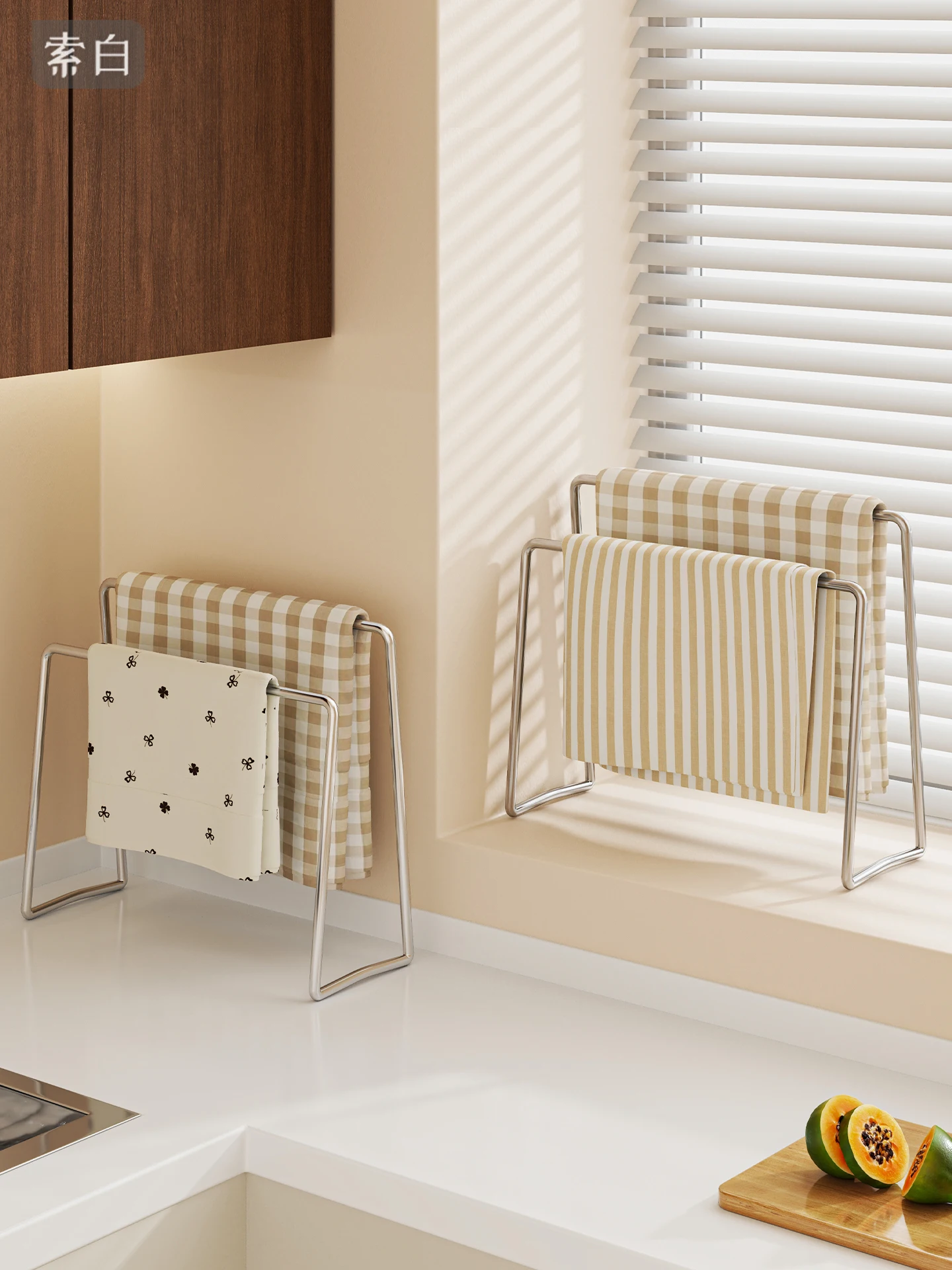 

Stainl Steel Kitchen Towel Ra Disloth Drng Storage elf Sink Placement Ra Luxury Sle Rectangular Carbon Steel