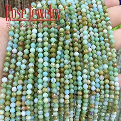 Natural Australia Chrysoprase Jades Faceted Loose Beads For Diy Waist Chain Beads Necklace Bracelet Jewelry Accessories 15
