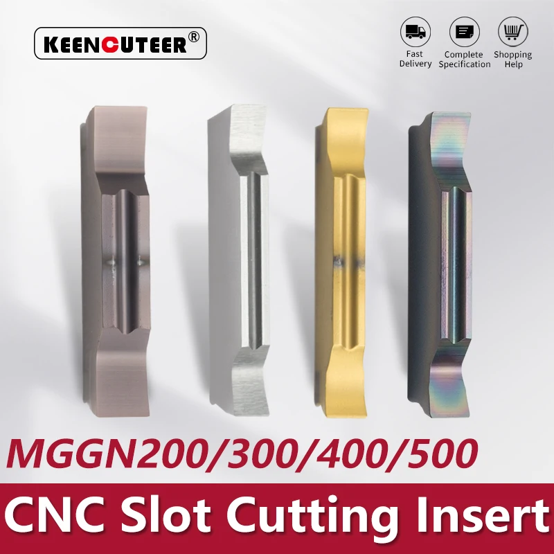 Mggn Cnc Sulcando a Lâmina Mggn150 200 250 300 400 500 600-lh para o Aço de Alumínio Parte a Resistência de Desgaste Forte de Aço Inoxidável 10 Pcs