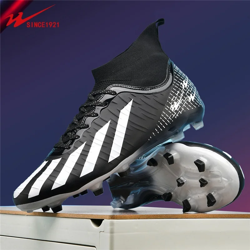 

Футбольные бутсы Double Star, AG, противоскользящие, с короткими шипами, мужские и женские размеры 35-45, спортивная обувь для футбола