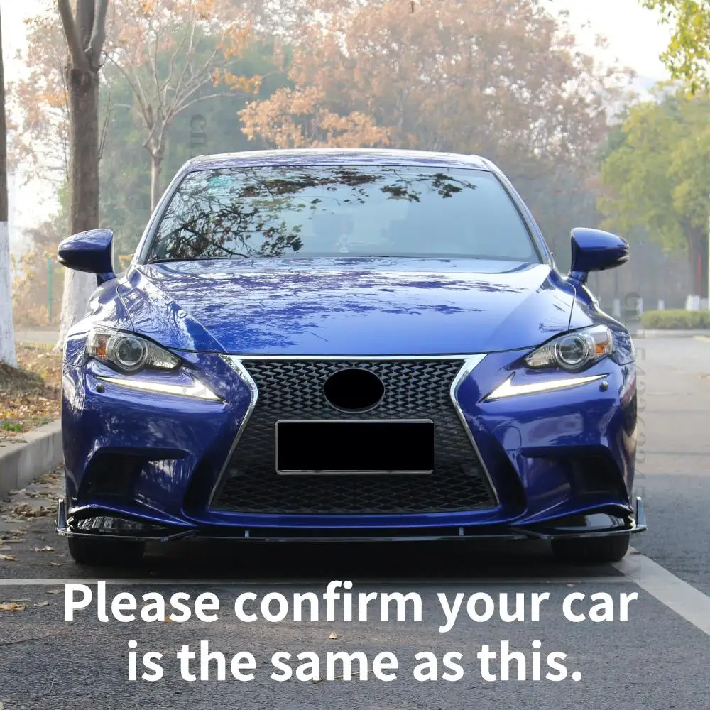 المصد الأمامي الشفاه الذقن معدات الحماية اكسسوارات الديكور الفاصل التصميم تجميل لكزس IS F-SPORT 2013 2014 2015 2016