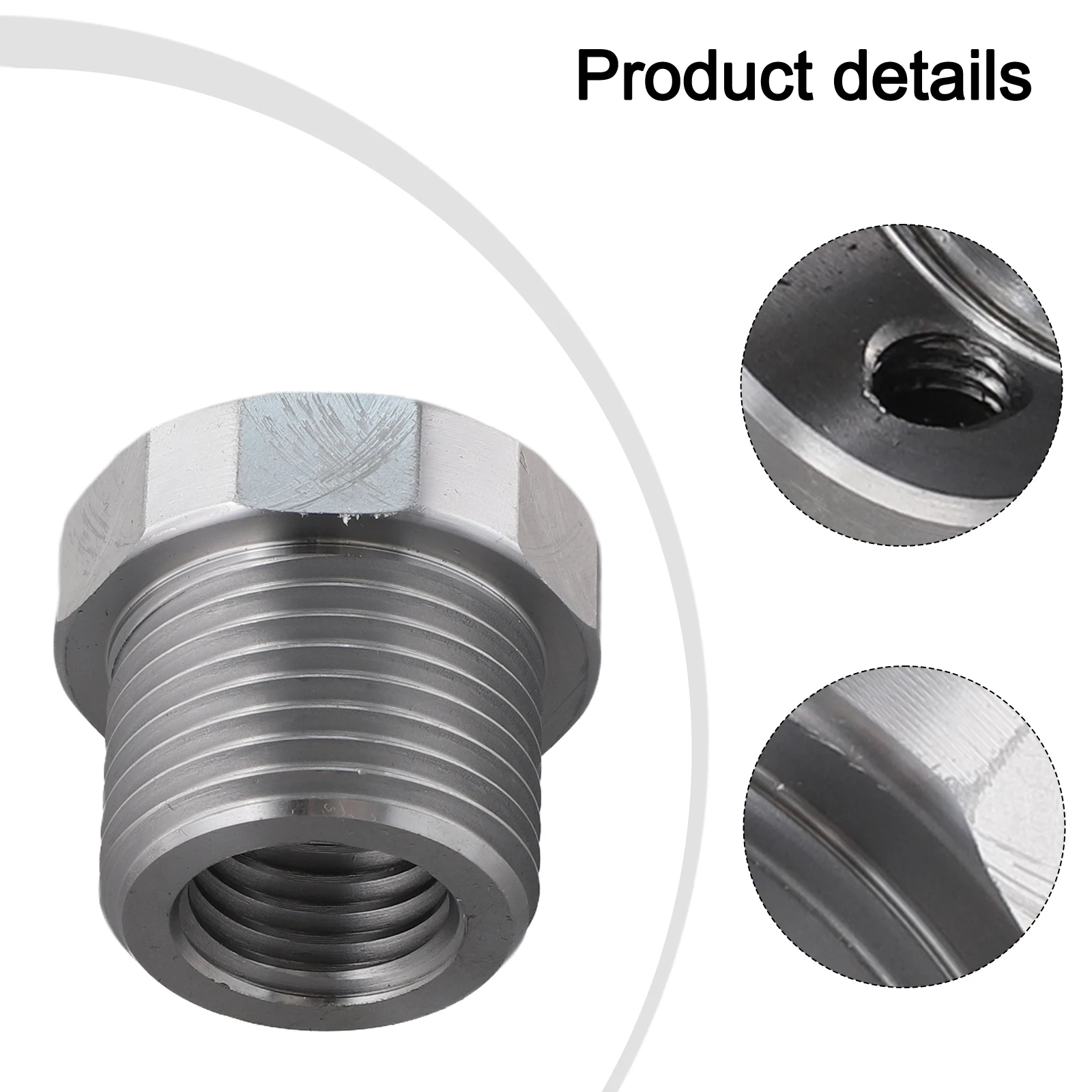 For Wood Turning Made Easy with This Stainless Steel Spindle Converter Adapting Threads From Standard Sizes Efficiently