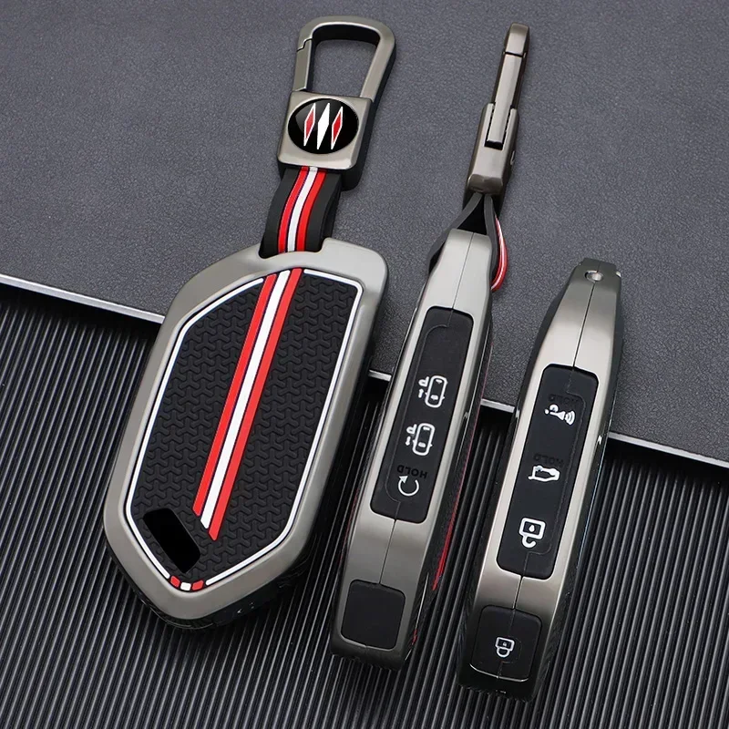 5/6/8/9 버튼 아연 합금 자동차 키 케이스 커버 Kia EV9 Picanto Sorento MQ4 카니발 KA4 Morning K5 Carens 2024 RemoteKeychain