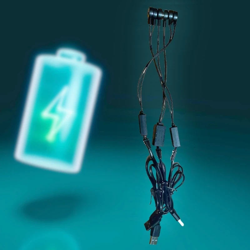 Lichtgewicht magnetische verbinding 18650 batterijlader voor eenvoudig en snel opladen