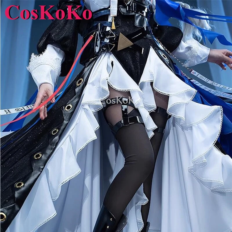 CosKoKo Specter The Unchained Cosplay Game Arknights Costume Sweet Gorgeous Battle Dress Halloween Party Role Play Clothing S-XL