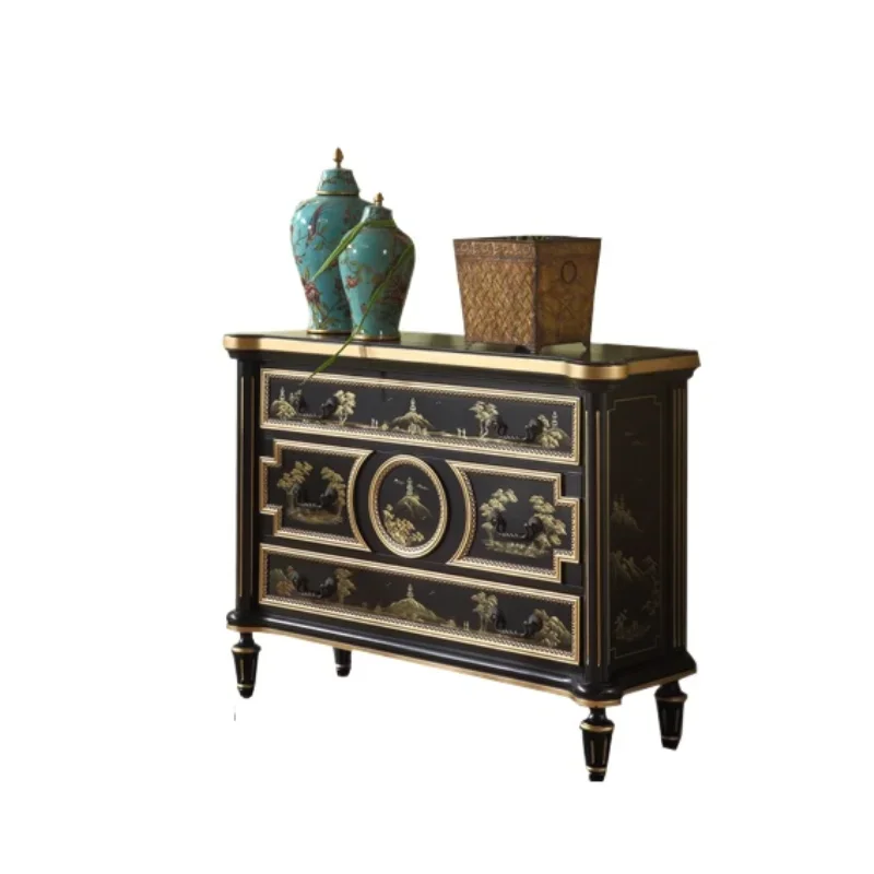 

~Entrance, retro chest cabinet, partition cabinet, entrance table, European side cabinet, foyer cabinet sofa set living room