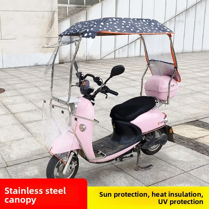 parapluie-de-vehicule-petit-modele-turtle-king-–-pare-soleil-Etanche-et-coupe-vent-pour-scooter-et-moto-sans-support