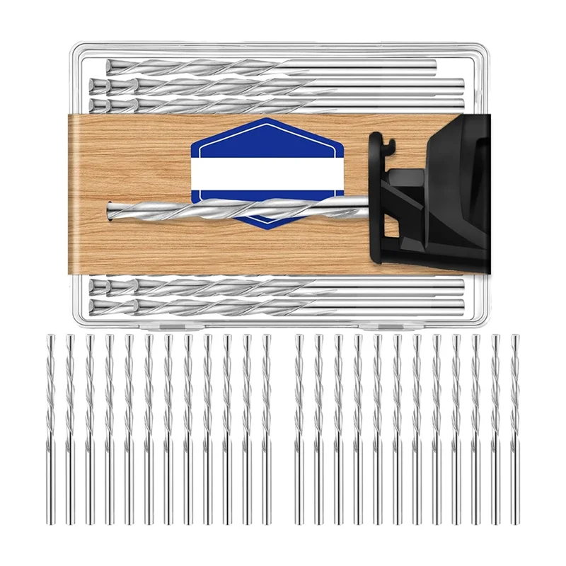 ABJY-50Pcs 1/8 Inch Drill Bit For Wood And Plastic Guide Point Cutting Bits Diameter Wood Router Bits,For Use With Spiral Saw