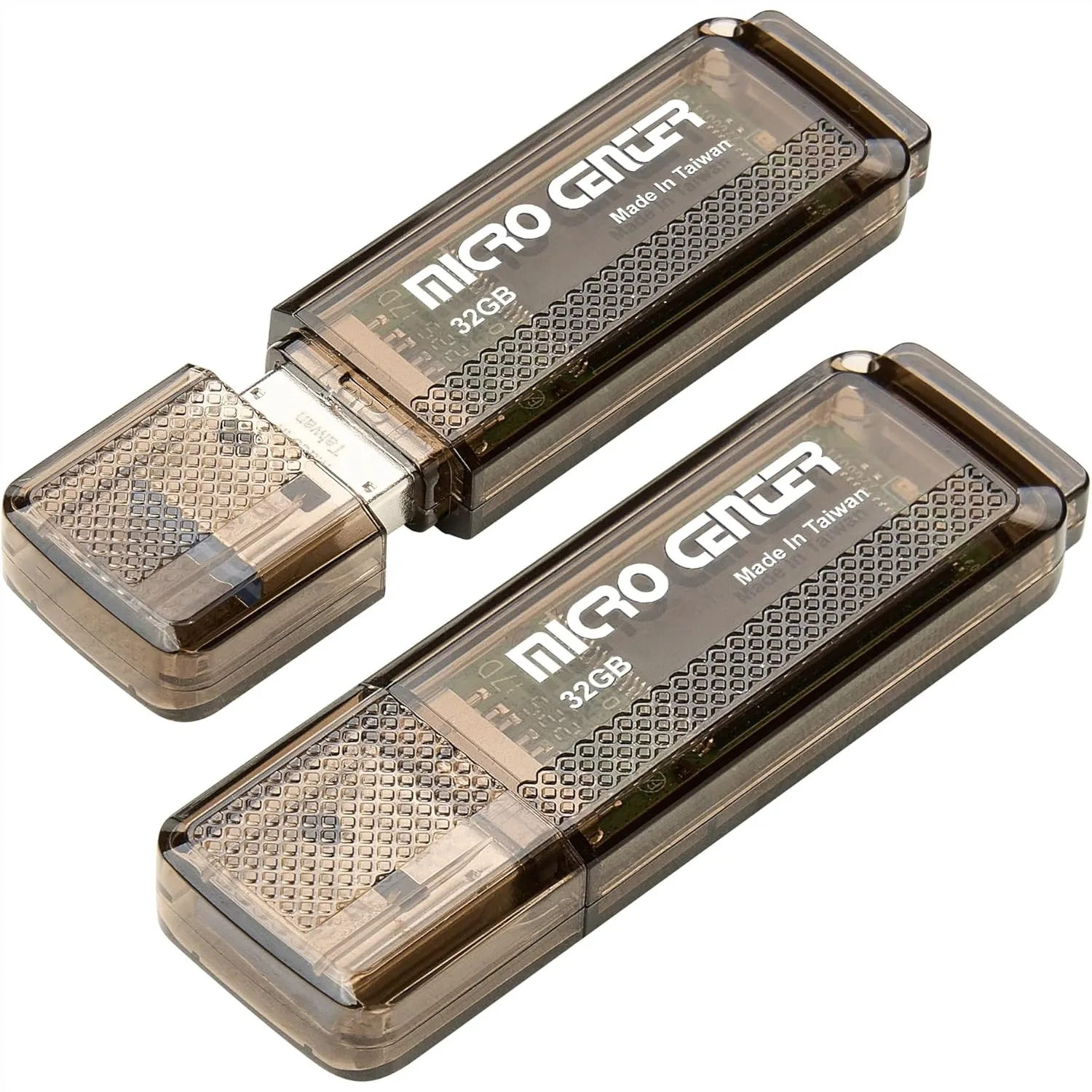 32GB USB 3.0 Flash Drive 2 Pack, High Speed Data Storage Thumb Drive for Photos Music Files with Keychain Loop