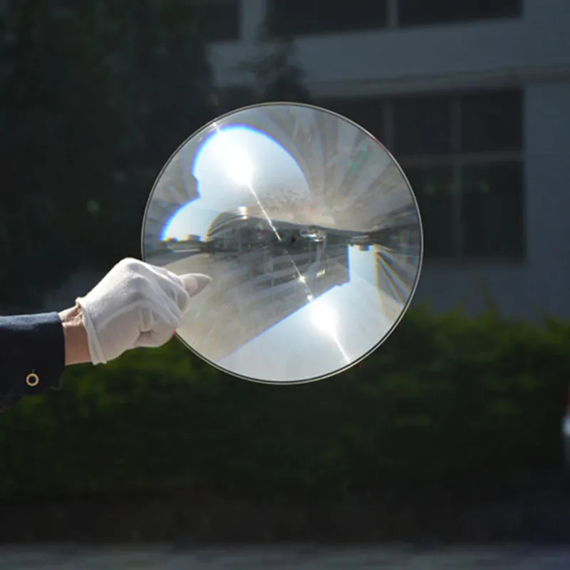 230mm Fresnel Condenser Lens Optical PMMA Solar Plane Magnifier Focal 110mm 1PC