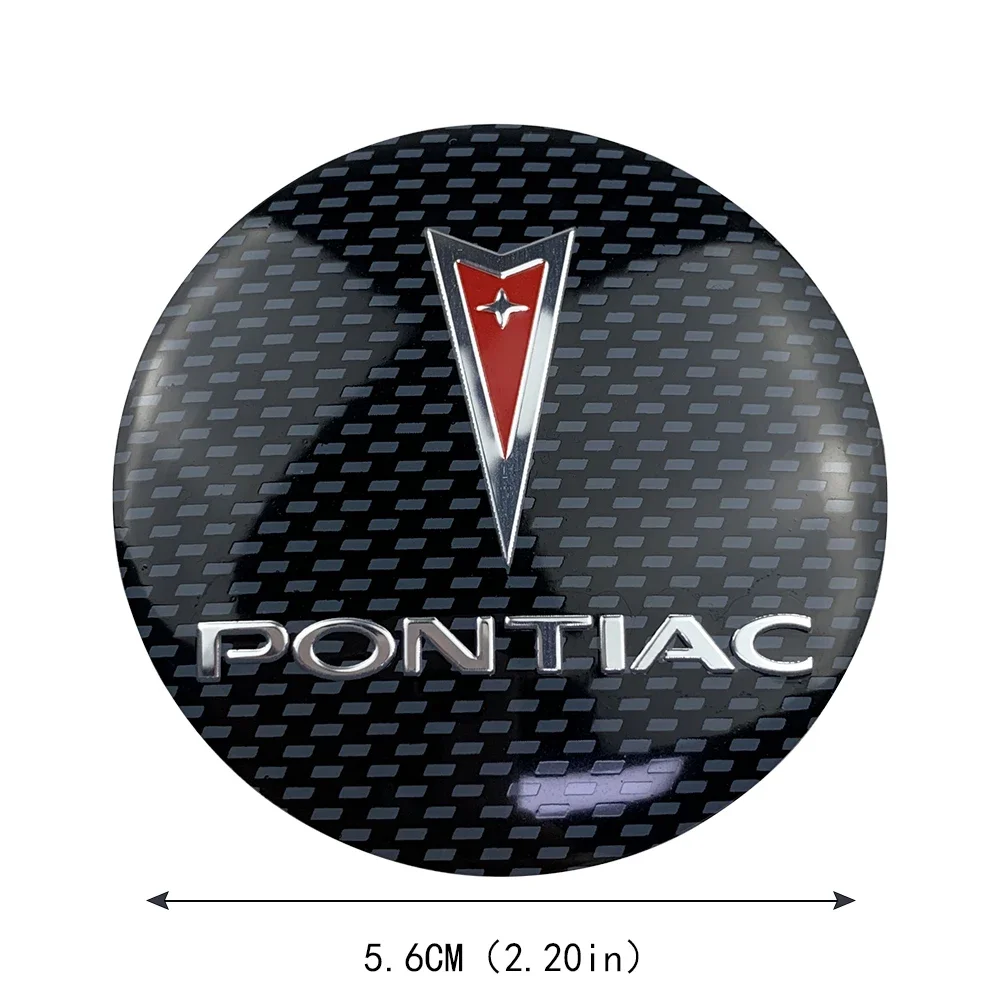 4PCS 56mm Car Wheel Rim Center Cap Sticker for Pontiac Firebird Sunfire GrandAm GrandPrix Bonnevi11e Montana Auto Decoration