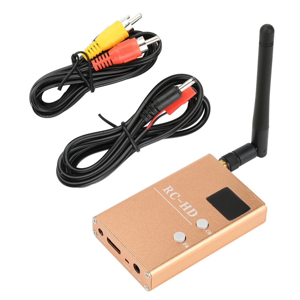 

RC832HD RC-HD FPV 5.8GHz Wireless Analog Signal Receiver 48 Channels HDMI With A/V and Power Cables For Quadcopter