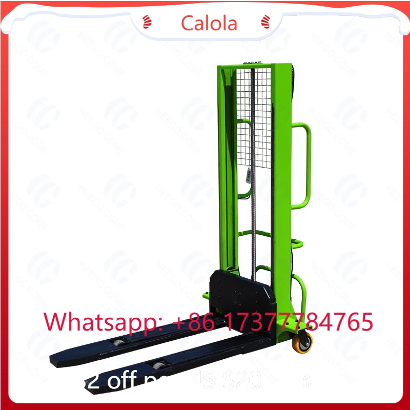 

Самый продаваемый портативный электрический вилочный погрузчик с поддоном, электрический ручной подъемник