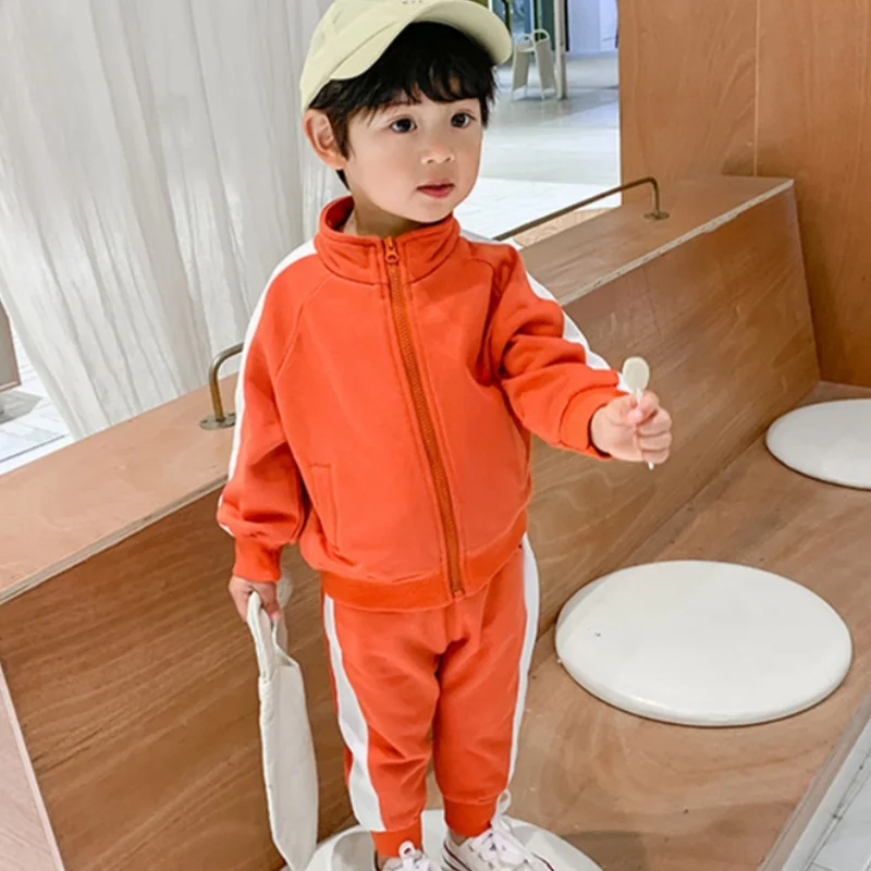 

Boys Coat +Pants Kids Suits 2PCS/Set Cotton 2024 Vintage pring Autumn Cotton Sport Suits Formal Christmas Gift Children Clothing