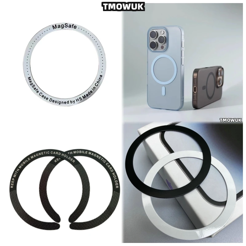 

For OPPO Reno 6 12 10 Pro Find N X3 X8 Ultra For Magsafe Magnetic Metal Plate Ring Sticker For Phone Charging