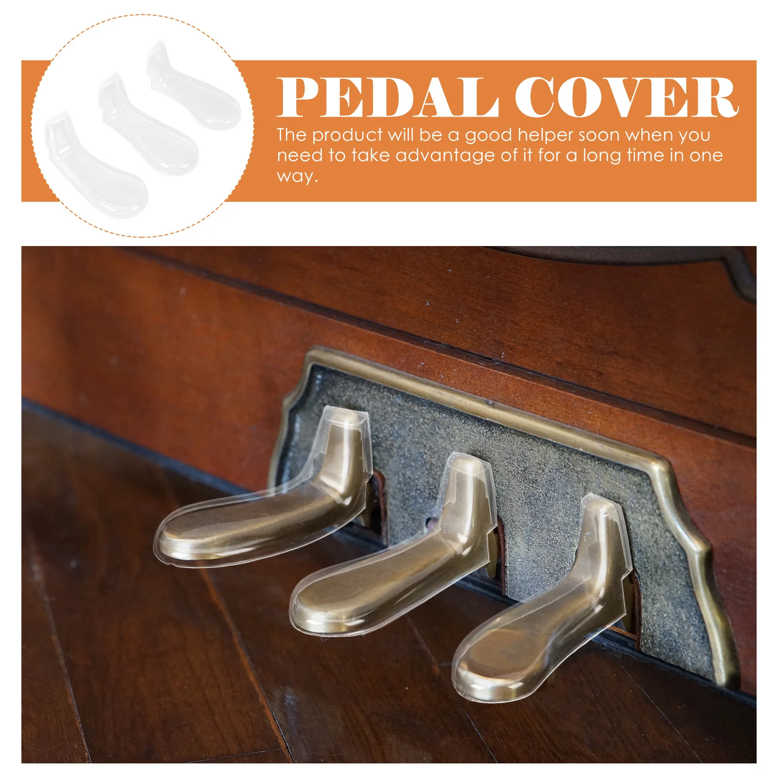 

6Pcs Premium Piano Foot Pedal Covers Selected Material Not Easily Break Deform Long Lasting Piano Foot Pad Covers