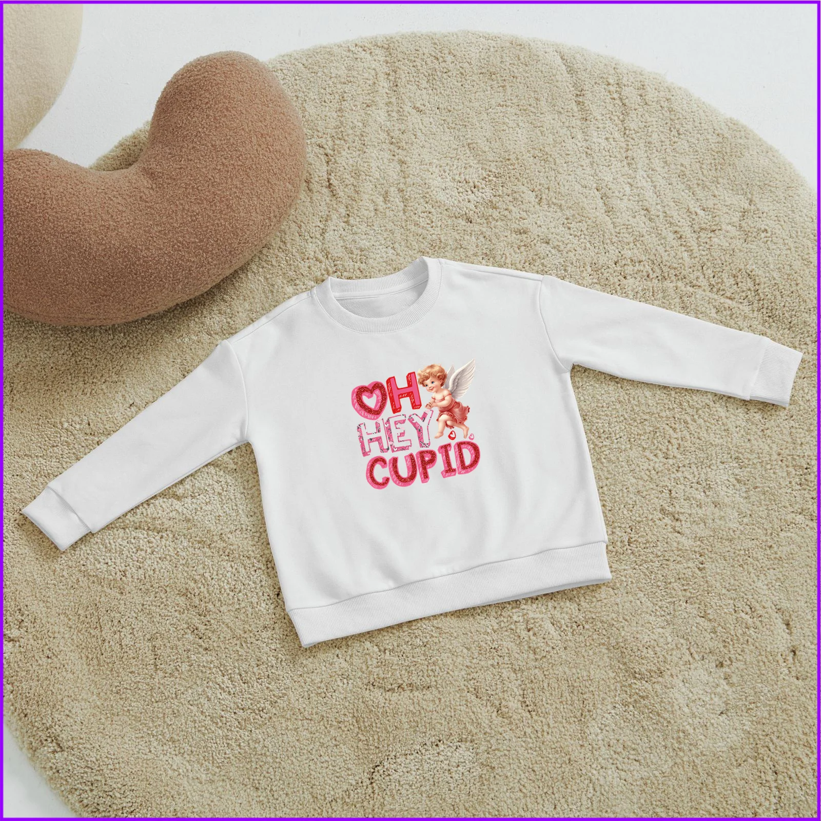 Oh Hey Cupid Valentine'S Day Sjb29 Kids Boys Girls Hoodies Sweatshirts Rainbow Friends High Nightmare Wednesday Outerwear Sweate