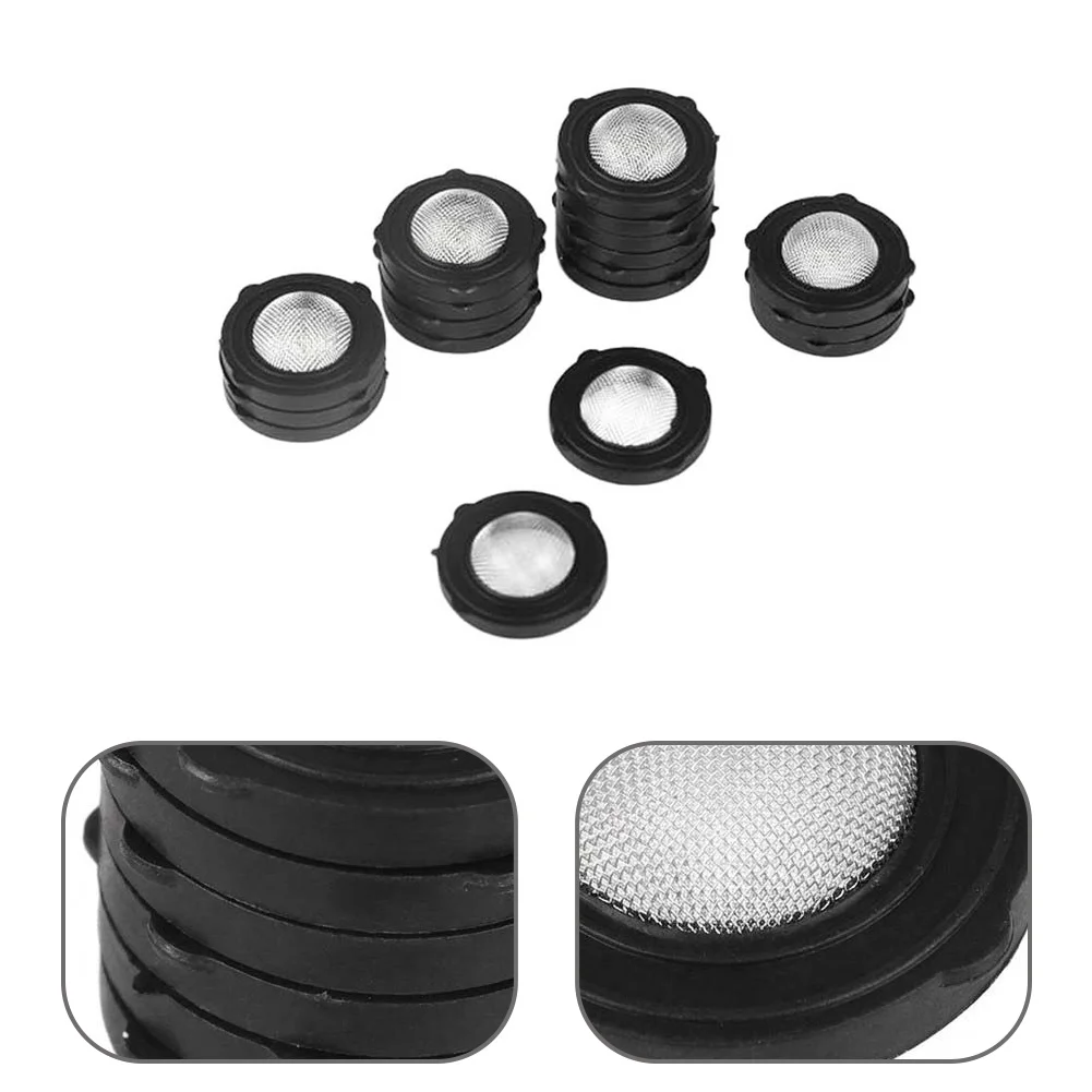 20 Piece Hose Filter Washers Set for 3/4 Inch Connections with Stainless Steel Filtration Element and Rubber Body