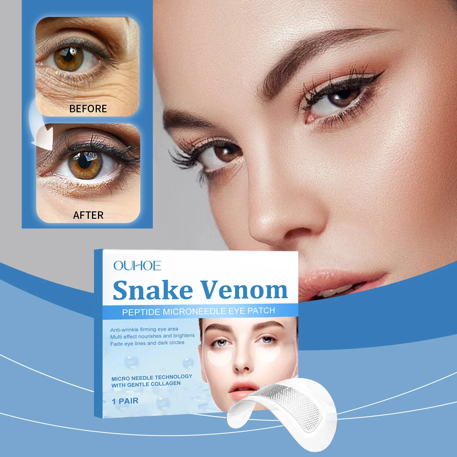 

Collagen Eye Mask Dark Circle Eyes Bags Removal Firming Lifting Moisturizing Nourishing Eye Reduce Fine Lines Eye Care Patches