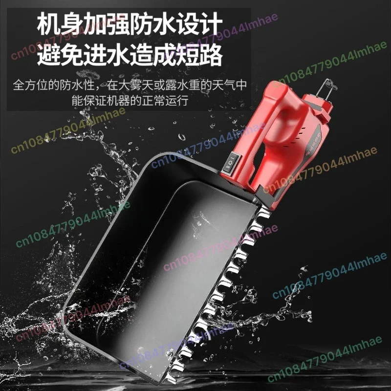 Mini Handheld Electric Tea Harvester, Battery-Powered External Cordless Tea Plucking Machine, Rechargeable Farm Harvest Tool
