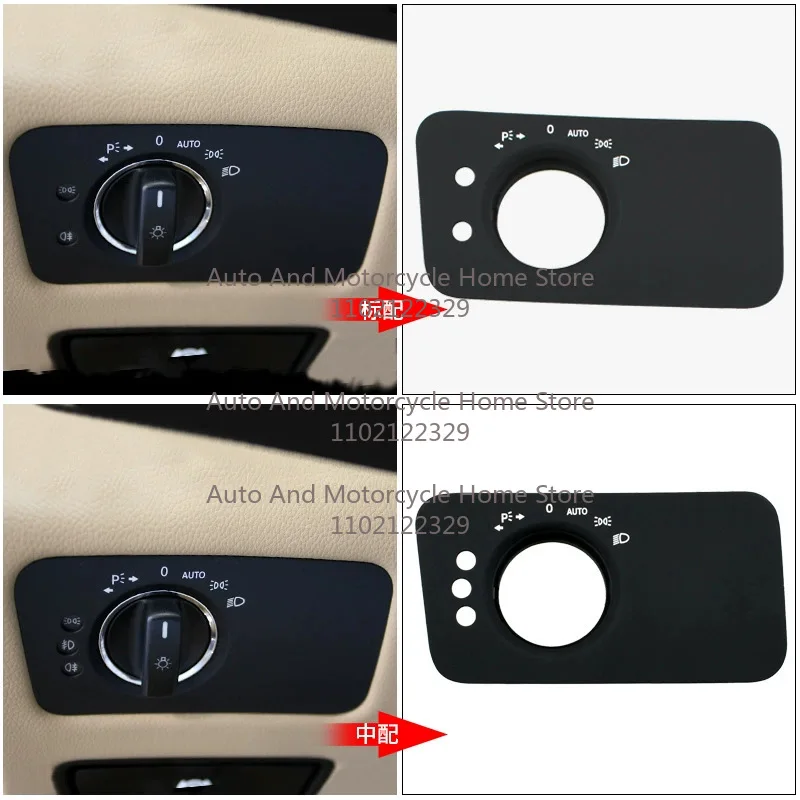 Car Interior Headlight Switch Panel Trim Head Lamp Button Panel Replacement For Mercedes Benz ML GL W164 X164 300 350 450 500