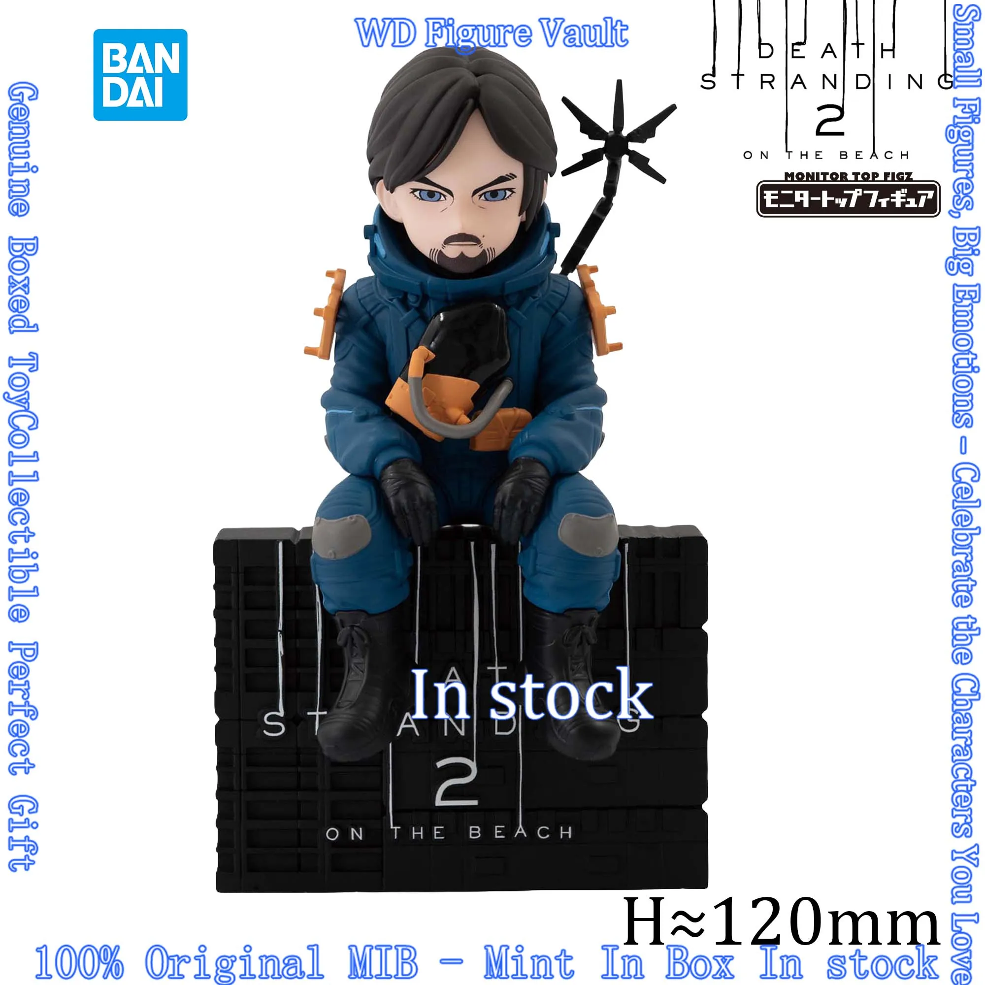 In stock Bandai Officially Licensed DEATH STRANDING 2 ON THE BEACH Monitor Top Figure-Sam-Figures Anime Model Genuine Boxed Gift