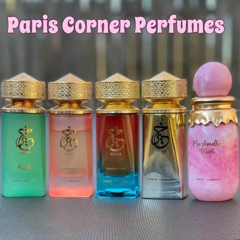 Paris Corner Khair Dubai Fragancia Unisex de Larga Duración, Aroma Árabe Marshmallow Blush, Eau de Toilette Floral y Frutal