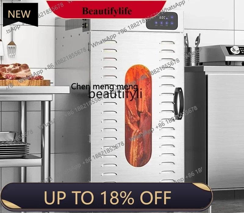 

A01 Food dryer Commercial large capacity dryer Fruit and vegetable sausage Large pet snack sausage air drying box