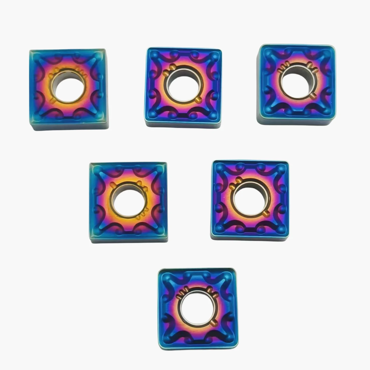 Inserto in metallo duro Nano-blu SNMG120404 SNMG120408 SNMG120412 MA KT7030 utensile per tornitura cilindrica in metallo utensile per tornio CNC
