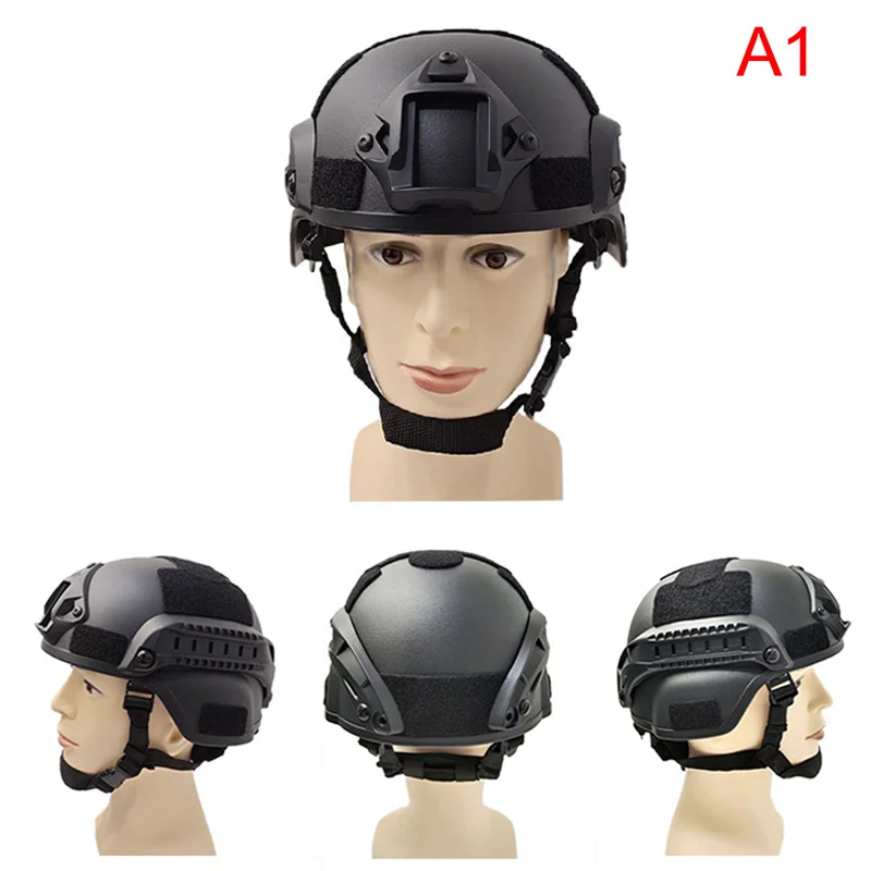 Casco militar táctico para exteriores, equipo de protección para montar, Painball