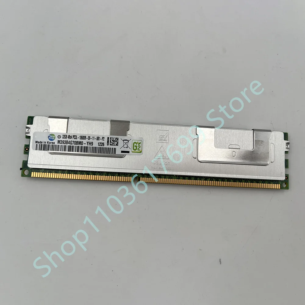 RAM 32G 4RX4 PC3L-10600R-09-11 1333 ECC For Samsung Memory M393B4G70BM0-YH9