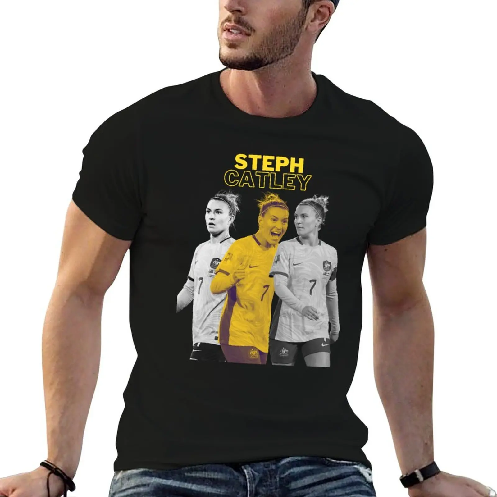 

Steph Catley - Matildas T-Shirt man t shirt summer mens graphic t shirts T-Shirt