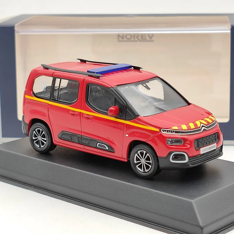 Norev 1/43 2020 Citroen Berlingo POMPIERS FIRE ENGINE Diecast Model Cars Limited Miniature Vehicle Hobby Collection Gifts