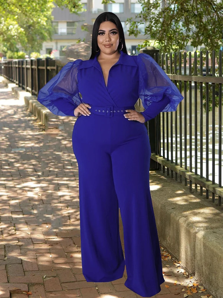 Macacão de uma peça chique e elegante feminino, macacão feminino, roupas de tamanho grande, plus size, feminino, atacado, em massa, Dropshipping