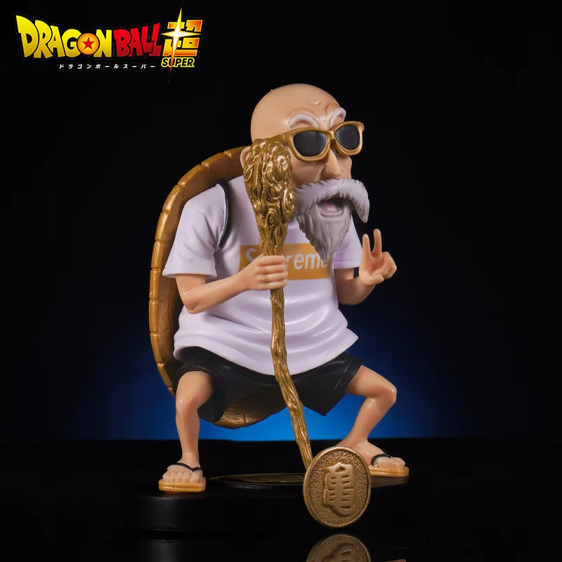 Dragon Ball Z Figura anime Versione stile moda Maestro Roshi Kame Sennin Collezione PVC Decorazione Action Figurine Toy Regalo per bambini