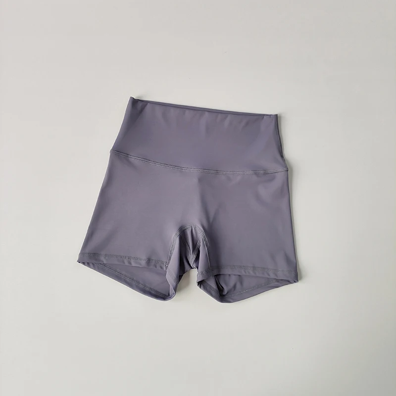 Yoga-Sportshorts, eng anliegende, elastische Dreiteilhose, hautfreundliches Gefühl, hohe Taille, hüftformend, schnelltrocknende Yoga-Hotpants – Detail 10