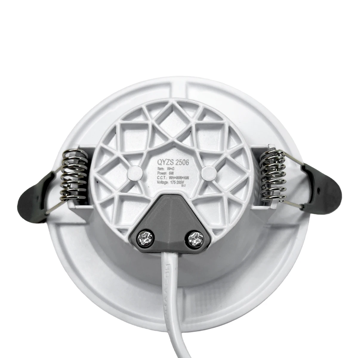 6w Led Ceiling Downlight Tricolor Changeable No Driver Needed 220v-240v Round Panel Color Easy High Power Energy-saving Recessed