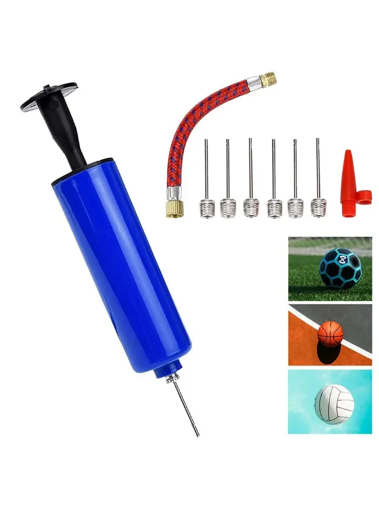 AliExpress Flexible Hose Ball Pump Hand Pump Inflator Portable Basketball Pump Football Inflating with Pump Volleyball Hose Push Air