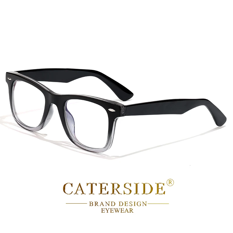 CATERSIDE Mode Herren Brillengestell Markendesign Hochwertige Tr-90 Rahmen Damen Anti Blaues Licht Computerbrille – Detail 20