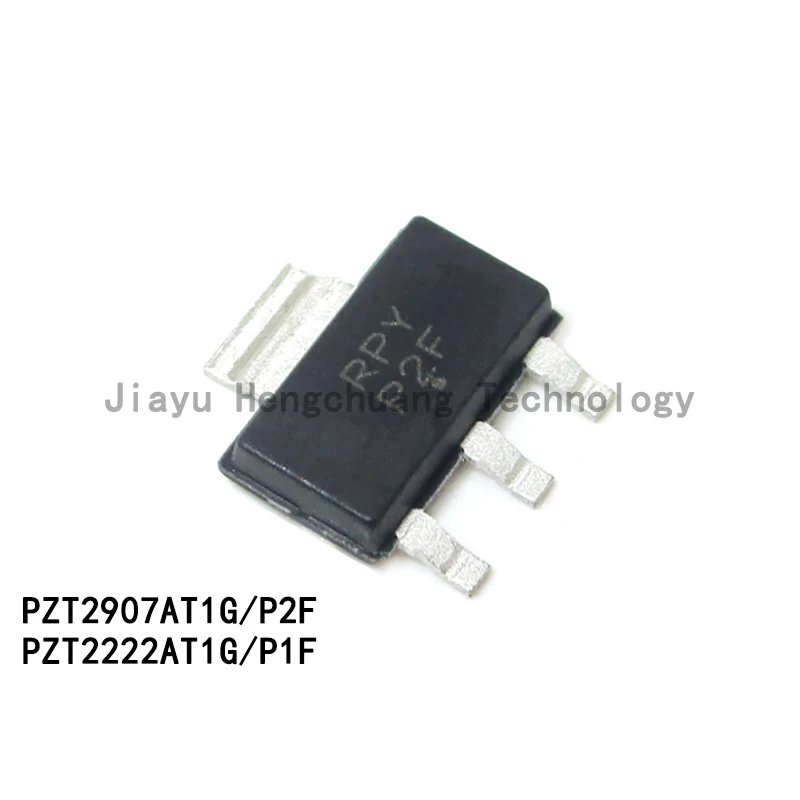 20pcs PZT2222AT1G PZT2907AT1 PZT2907AT1G Silkscreen P1F/P2F SOT-223 NPN PNP Triode