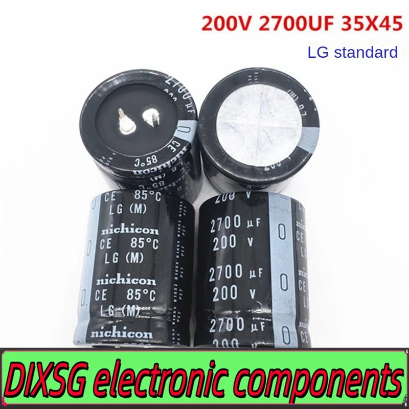 DIXSG （1pcs）200V2700UF 35X45 nichicon electrolytic capacitor 2700UF 200V 35 * 45