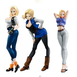 3 Type Dragon Ball Z Android 18 Lazuli no.18 Sexy Anime Action Figure Collectible Sexy Toys Birthday Gifts Brinquedos