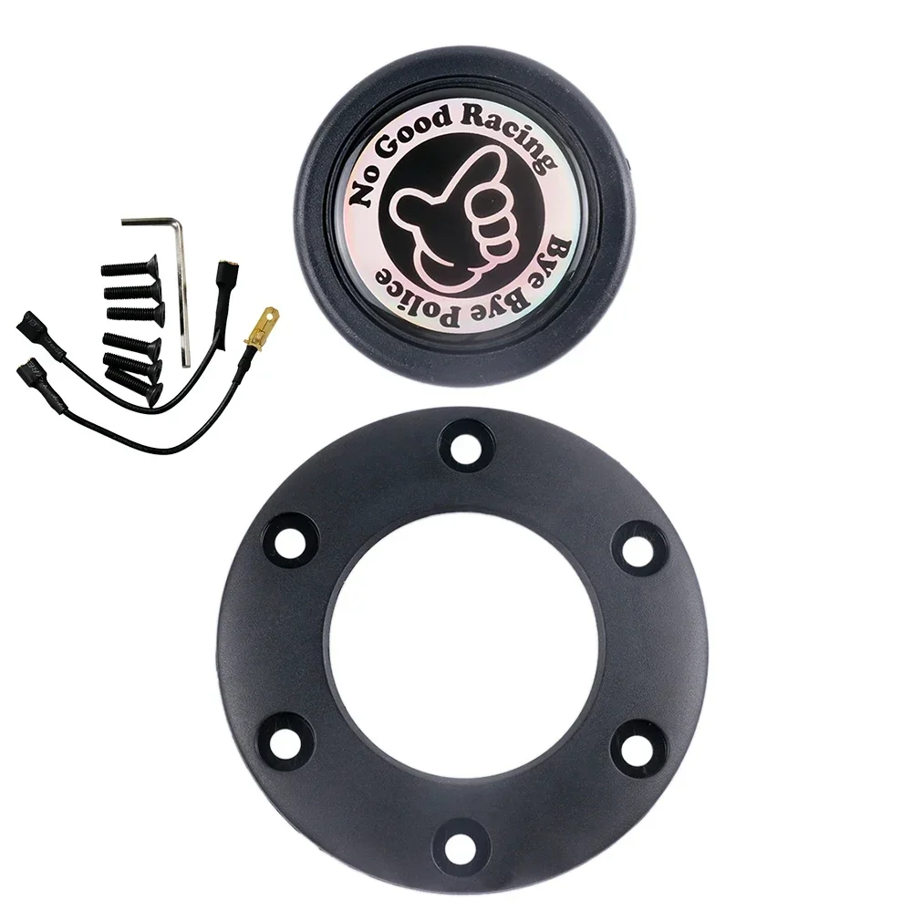 Car Styling jdm Horn Button fit for MOMO OMP Steering Wheel view 2